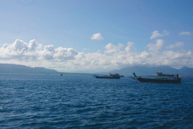 Ketapang Limanı 'ndan Gilimanuk Limanı' na giden feribot.