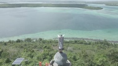 Maluku, Endonezya 'daki birçok küçük adanın havadan görünüşü