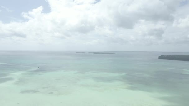 Flygfoto Över Många Små Öar Maluku Indonesien — Stockvideo