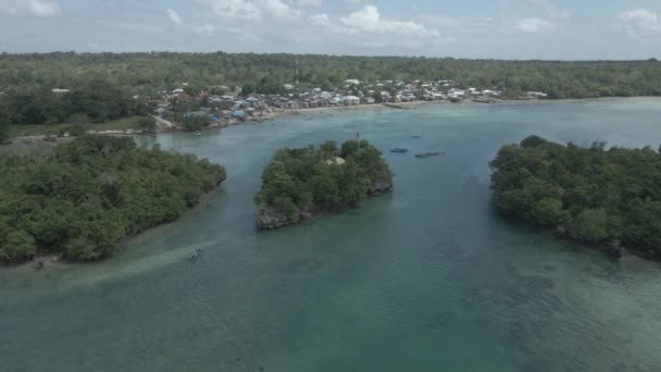 Вид Висоти Острів Малуку Індонезія — стокове відео