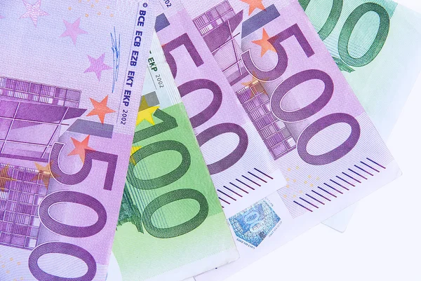 Billets en euros — Photo