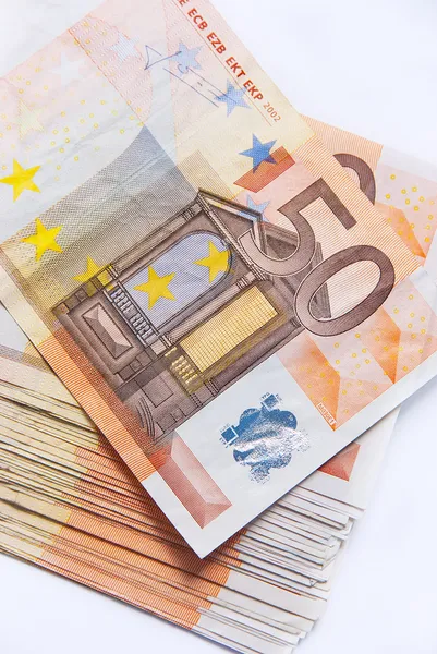 Billets en euros — Photo