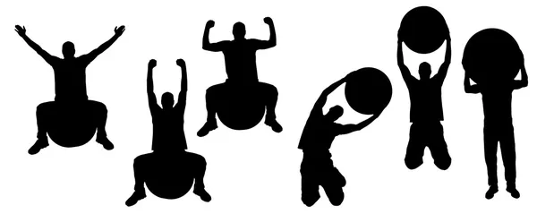 Sport silhouette — Image vectorielle