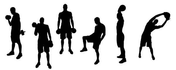 Sport silhouette — Image vectorielle