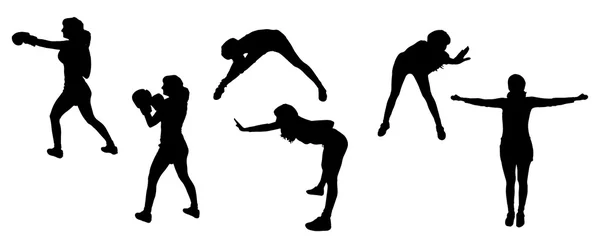 Sport silhouette — Image vectorielle