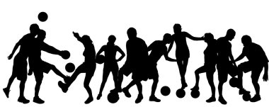 insanların Vector silhouettes.