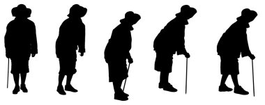 Download Old Woman Walking Free Vector Eps Cdr Ai Svg Vector Illustration Graphic Art