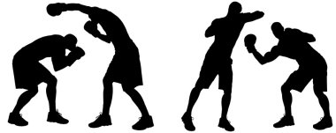 bir insan siluet vektör.