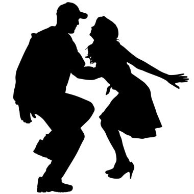 insanların siluet vektör.