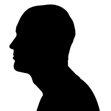 Vector silhouettes adam.