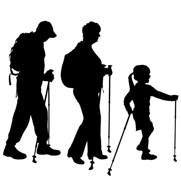 Векторный силуэт людей
.