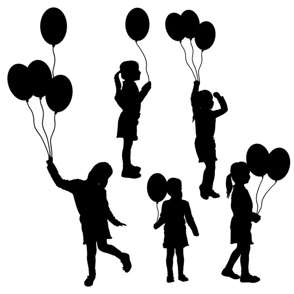Kid holding balloon Stock Vectors, Royalty Free Kid holding balloon