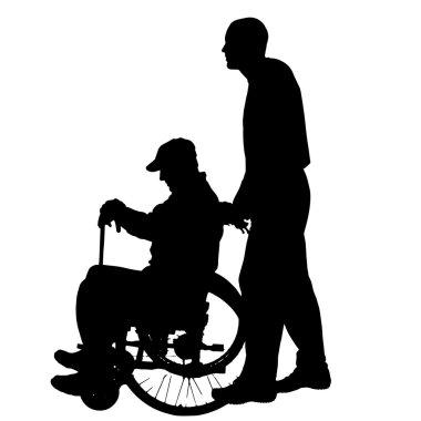 vector silhouet van familie.