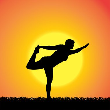 kadın silüeti vektör.