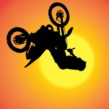 aşırı atlar siluet vektör.