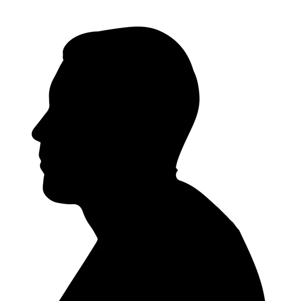 Silhouette vectorielle d'un homme d'affaires . — Image vectorielle