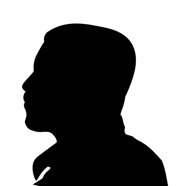 Silhouette vectorielle d'un homme. — Image vectorielle