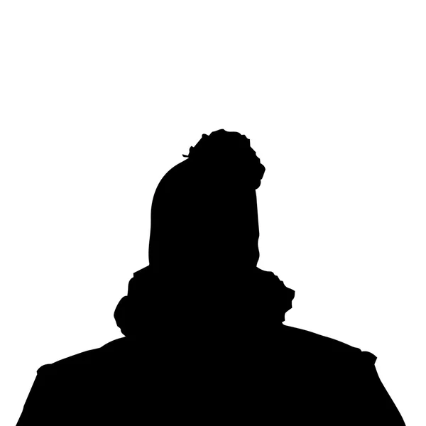 Vector silhouette of a man. — Stock Vector