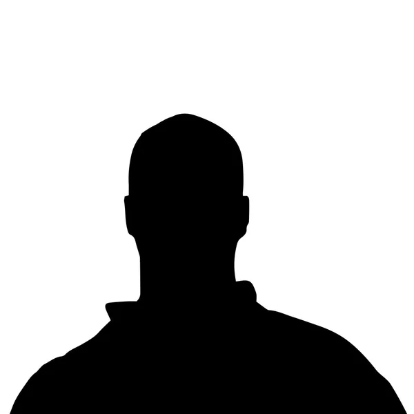 Vectorsilhouet van een man. — Stockvector