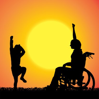 vector silhouet van familie.