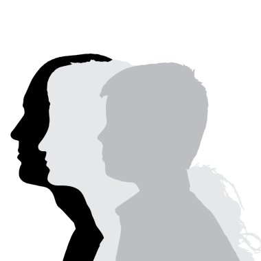 Vector silhouettes aile.