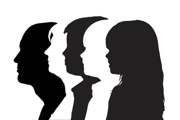 Vector silhouettes aile.