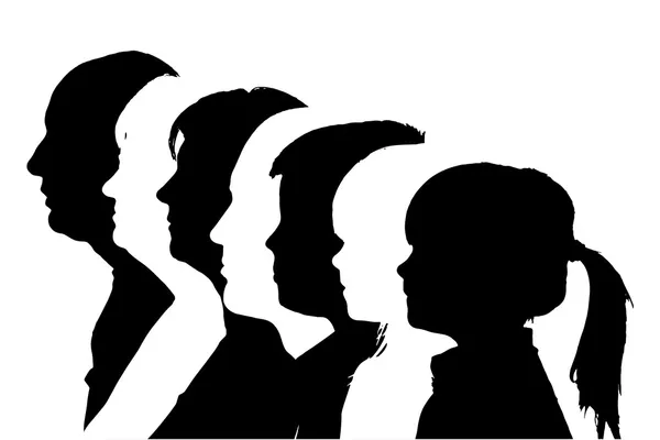 Vector silhouettes aile.