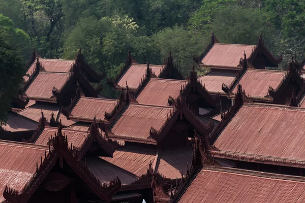 Paleis van Mandalay, myanmar Birma — Stockfoto