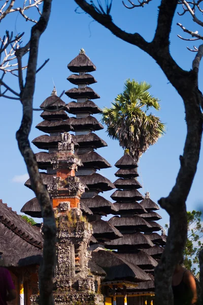 Pura taman ayun in de buurt van mengwi, bali, Indonesië. — Stockfoto