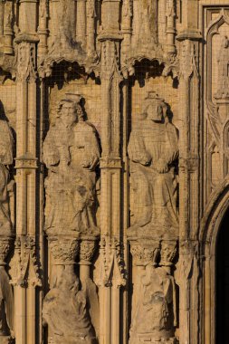 Ayrıntılar salisbury katedral, İngiltere