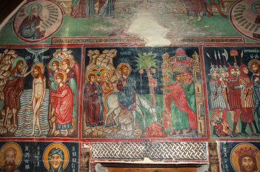 Kıbrıs, Ortaçağ, Hıristiyan sanatı, manastır kilisesi, narthex, altar, apse, sanat, dini resim, fresk, Ortodoksluk, geleneksel konular, inanılmaz koruma, sanat tarihi, hac yolculuğu, turizm    