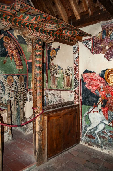 Ciprus Középkor Keresztény Művészet Kolostor Templom Narthex Oltár Apse Művészet — Stock Fotó