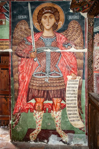 Kypr Středověk Křesťanské Umění Klášterní Kostel Narthex Oltář Apse Umění — Stock fotografie