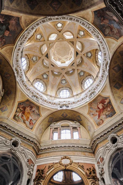 Brilantní Architekt Guarino Guarini Piedmontském Barokním Slohu Postavil Letech 1666 — Stock fotografie