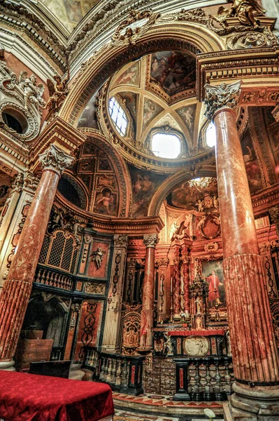 Brilhante Arquiteto Guarino Guarini Estilo Barroco Piemontês Construiu Igreja San — Fotografia de Stock