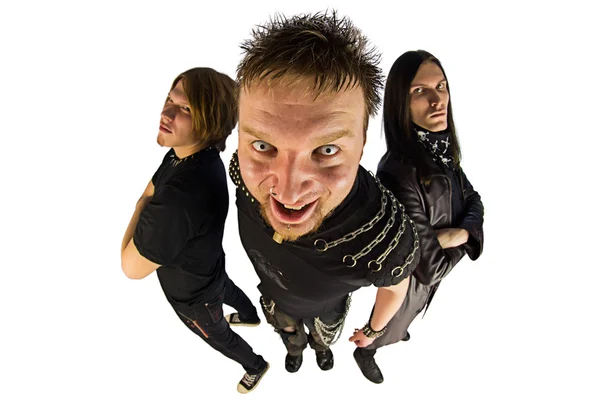 Metal band fisheye photo — Stock Photo, Image