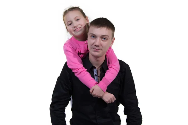 Padre con su hija —  Fotos de Stock