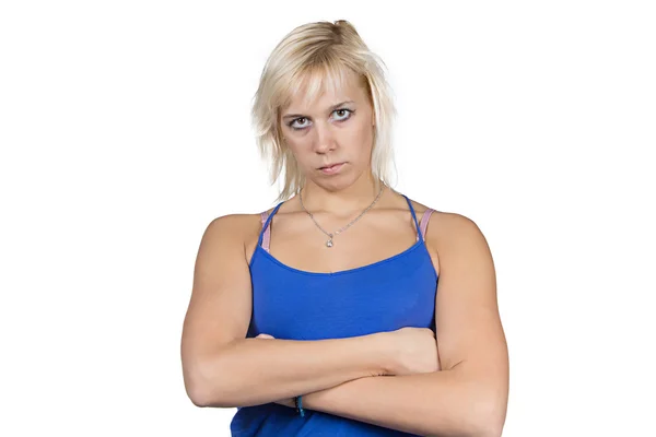 Retrato de mulher atlética — Fotografia de Stock