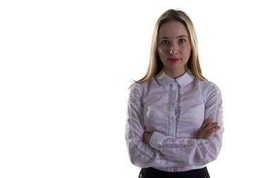 kollarını çapraz işkadını