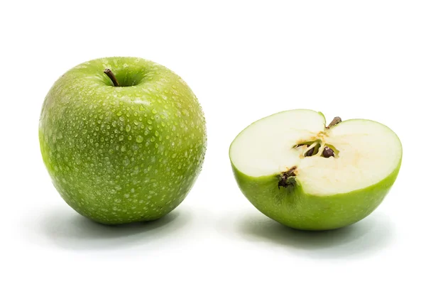 Grönt äpple — Stockfoto