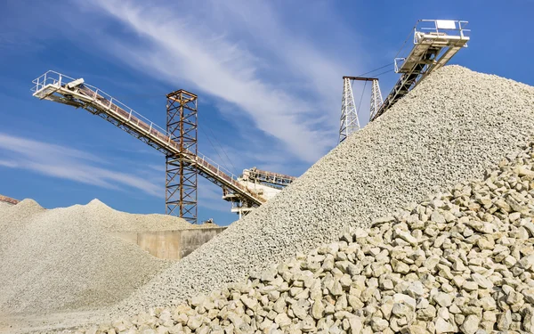 Gravel Quarry — Stock Image Gravel Quarry Royalty Free Stock Photos