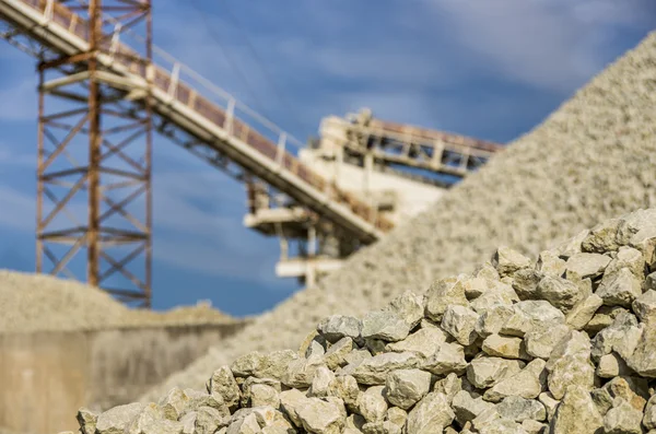 Cantera de grava — Foto de Stock