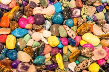 Natural gemstones background - Alternative Medicine clipart