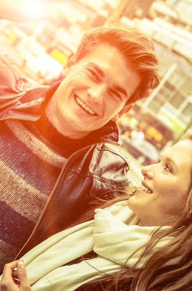 Couple in love - Beginning of a Love Story — Stock Photo, Image