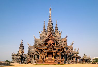 Sanctuary of Truth - Pattaya - Thailand clipart
