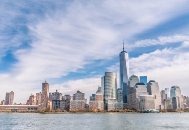 New York City - Manhattan skyline from a different point of View clipart