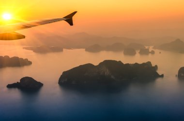 Phang nga günbatımında - defne Tayland phuket Doğa harikaları