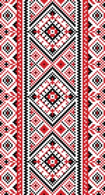 Ukrayna ulusal süs dokusu şablonu
