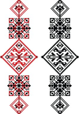 Ukrayna ulusal süs dokusu şablonu
