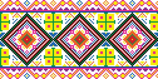 Ukraiński Narodowy Ornament Tekstury — Wektor stockowy